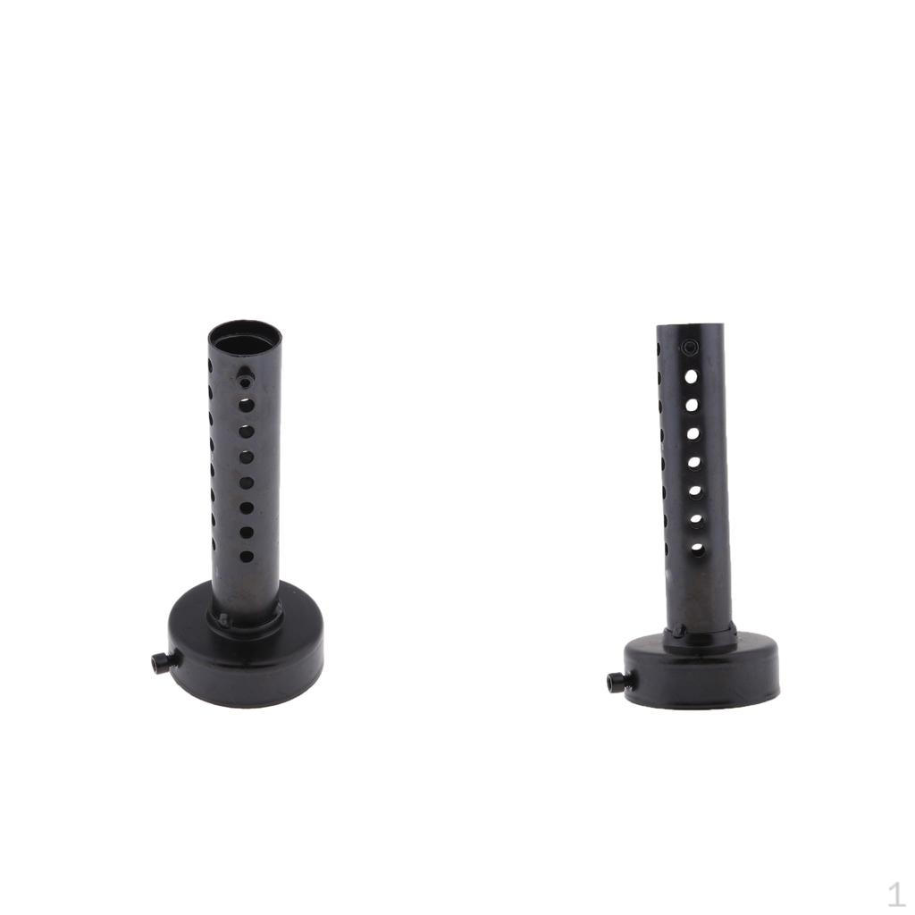 

2 шт. Мотоциклетный хвостовой выхлопной глушитель Перегородка Шум Звук 60 мм Черный