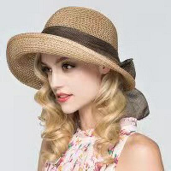 Korean Style Women's Foldable Wide Brim Beach Sun Hat