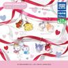 Complete Set 4 Types Sanrio Characters Nakayoshi Drop Charm Takara Tomy Arts Capsule Toy Keychain Hello Kitty My Melody Kuromi Little Twin Stars Bond
