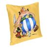 Anime Asterix Obelix Idefix Throw Pillow Covers Decor Home Adventure Comic Dogmatix Sofa Chair Cushion Cover Square Pillowcase