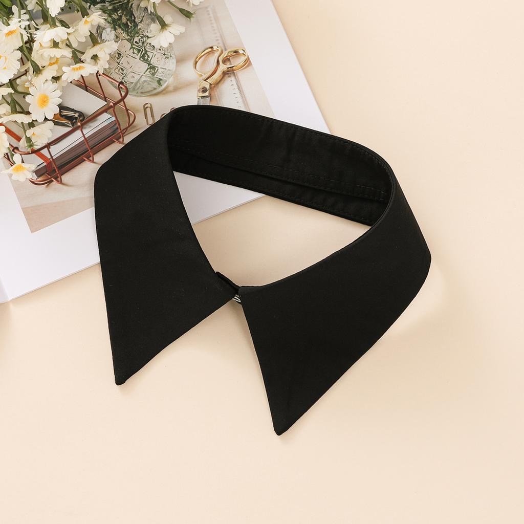 Women's New Fashion Decoration Chiffon Fake Neck Shirt Single Collar Versatile Bowtie Detachable Bowtie
