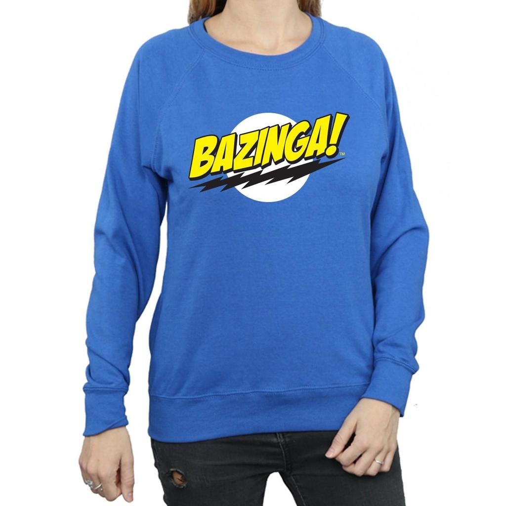 The Big Bang Theory Womens/Ladies Sheldon Bazinga Sweatshirt