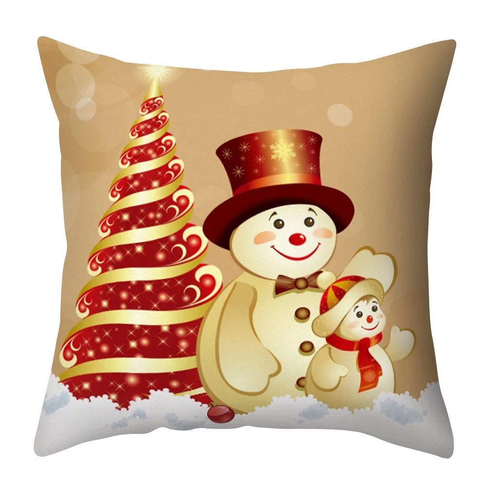 Weihnachts-Themed Kissenbezüge Auto Ornamente Büro Santa Claus Wohnzimmer Sofa Hause Kissenbezüge