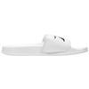 Reebok Classic Slide Soft Sole Cozy Flat Heel Sports Slippers White Black CN0213