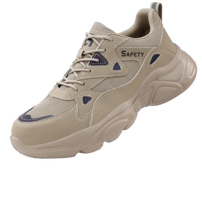 Fashion Work Sneakers Steel Toe Shoes Men Safety Shoes Puncture-Proof Work Shoes Boots Fashion Indestructible Footwear Security