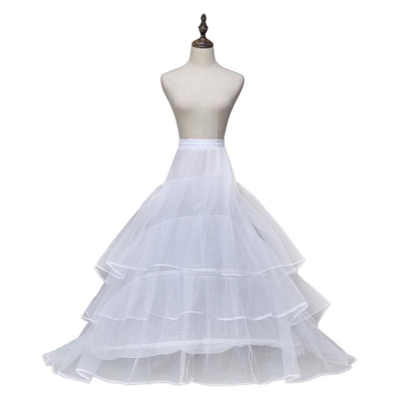 Women Crinoline Petticoat with Hoops Full Slip Underskirt Cosplay Costume