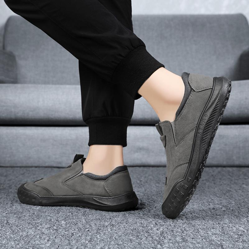 Men's Casual Shoes Soft Soles Four Season Anti Slip Comfort Outdoor Work Shoes Labor Protection Shoes Breathable Low Top Shoes