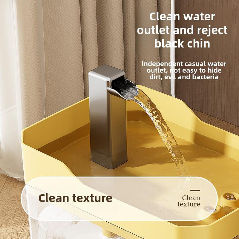 Fântână automată de apă silențioasă pentru pisici și câini: Hrănitor de apă circulantă pentru animale de companie, mobil, de mare capacitate