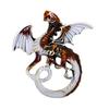Winged Dragon Brooch Retro Colorful Dragon Brooch Pin Decorative Alloy Lapel Pin Clothes Accessory for Backpack Hats Jackets Decoration