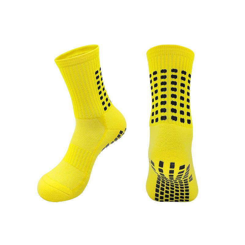 Herbst Trainings Fußballsocken Herren Handtuchsohle Sportsocken Spender Nicht-Rutsch-Socken Atmungsaktiv Schweißabsorbierend Mittellange Socken