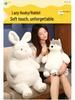 Cute White Rabbit Plush Toy - Pillow and Bedtime Doll Gift for Girls