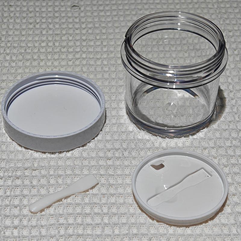 1Pcs 100/150/200/300Ml Plastic Empty Transparent Wide-Mouth Jar With Lid Cosmetic Makeup Cream Jar Loose Powder Pots Travel