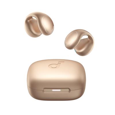 Anker Soundcore C40i Wireless Waterproof To 21 Hours of Rose Gold (Bluetooth 5.4) [Open-ear earphones/Ear cuff/IPX4 standard/Up playback/Multi-point