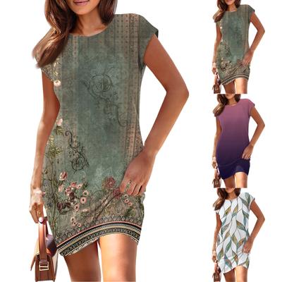 Γυναικείο Καθημερινό Καλοκαιρινό Φόρεμα Μήκους Γόνατος Μόδα Άνετο Φόρεμα