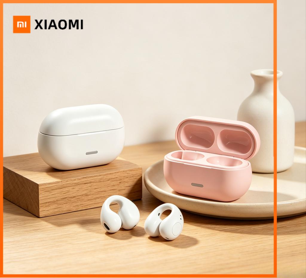 Xiaomi T75 Fone Bluetooth Headset 5.3 Wireless Air Conduction Headphones Clip Ear Music Noise Canceling HD Call Sports Gaming Earphone