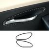 Carbon Fiber Door Handle Bowl Frame Cover For BMW 6 Series E63 E64 2004-2010