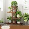 Floor-Standing Wooden Multi-Layer Plant Stand