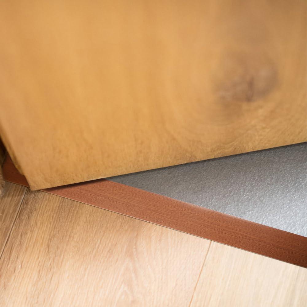 1PC 1/3meters PVC Wood Floor Transition Strip Edge Closing Strip Self-adhesive Seam Strip Flat Buckle Dge Pressing
