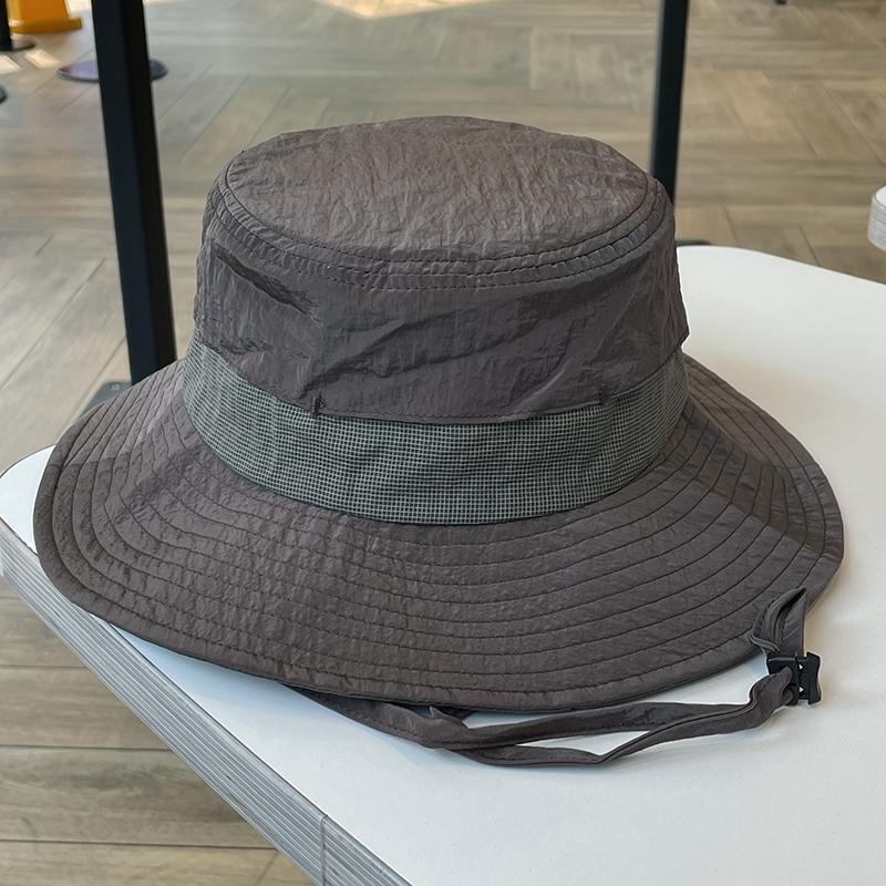 Summer Functional Wind Quick-drying Thin Bucket Hat Women Opening Breathable Sun Hat Outdoor Camping Mountaineering Sun Hat Men