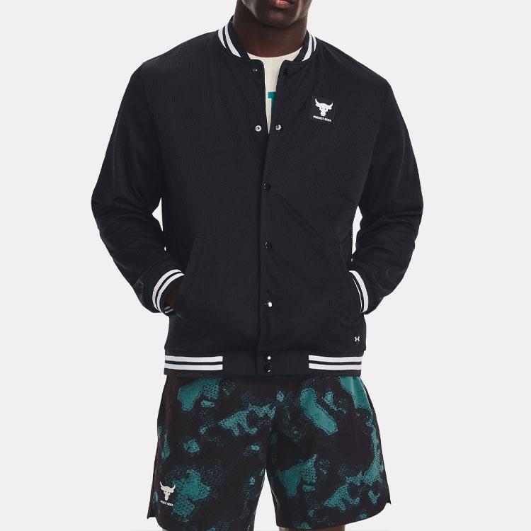 Under Armour Jackets Men's Black Crew Neck Moderate Other Unisex 1377437-001