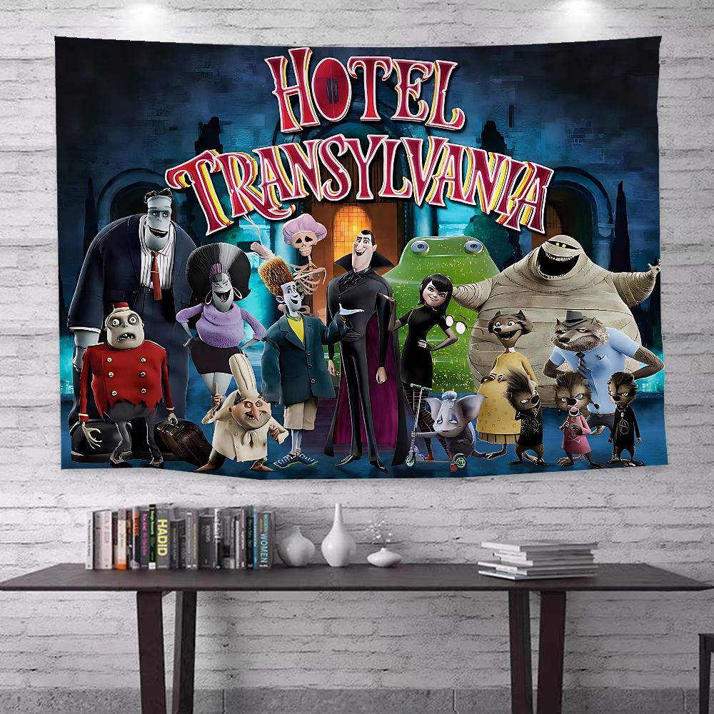 Anime Hotel Transylvania Appeso Arazzo Boemo Arazzi da Parete Boemi Mandala Kawaii Decorazione Stanza