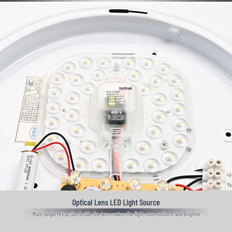 Huachuan Gongpin 12W Sound & Light Control Emergency Ceiling Light