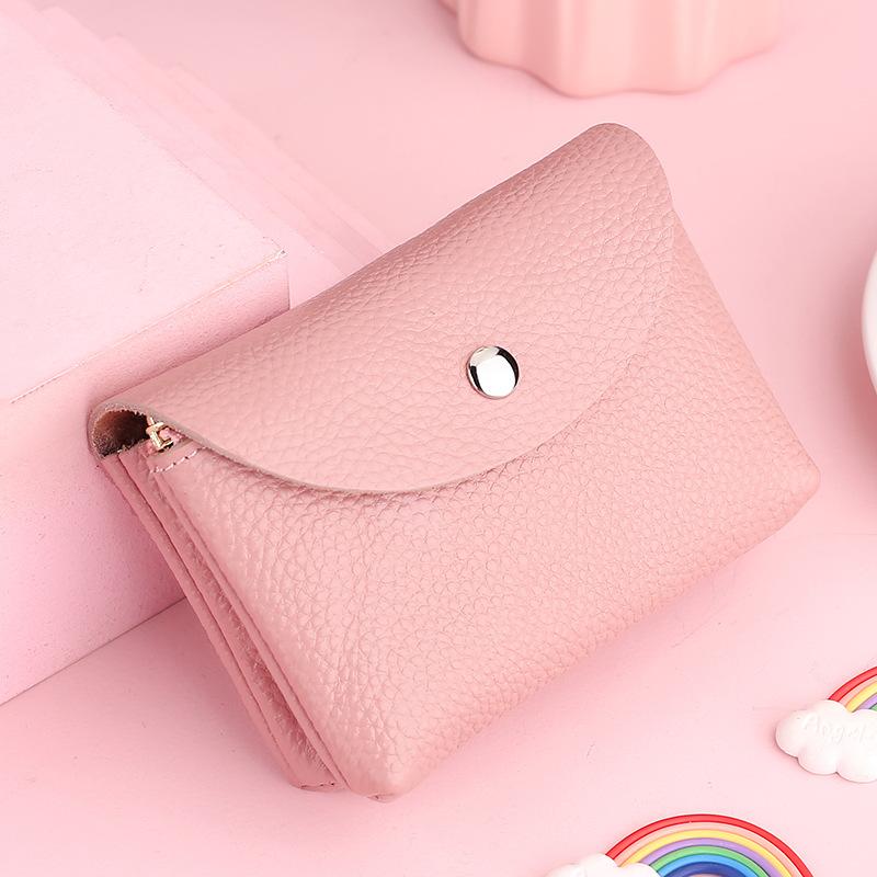 Leather Change Bag, Women's Coin Bag, Money Bag, Key Bag, First Layer Cowhide Small Wallet, Card Bag, Mini Soft Leather Small Bag.