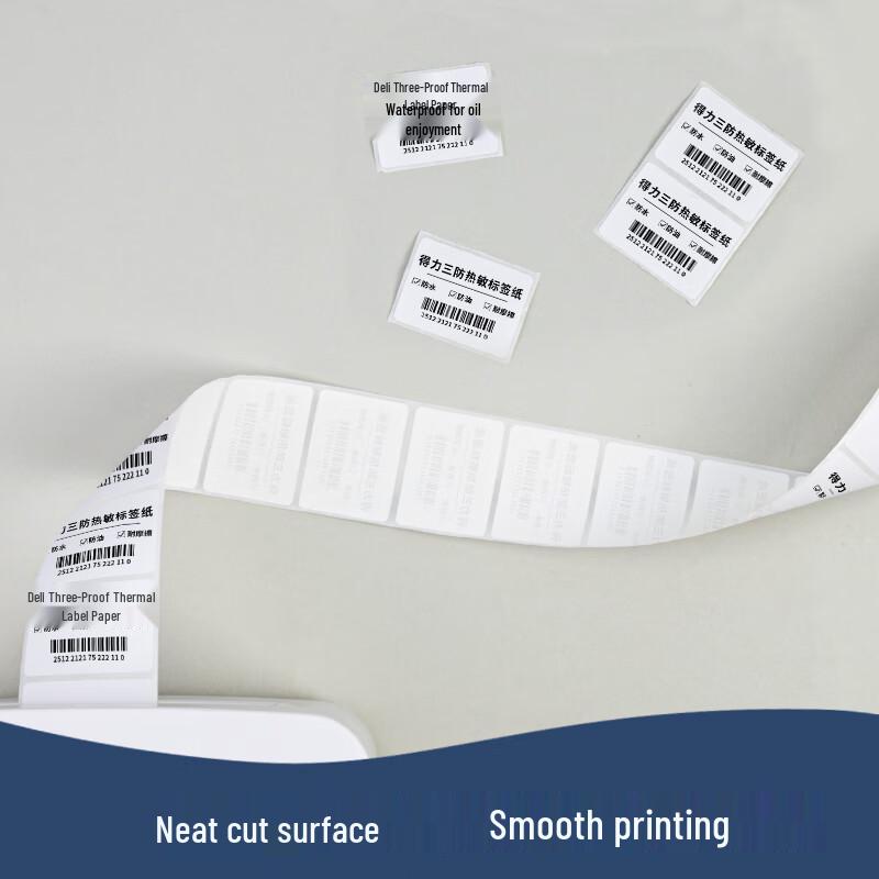 Deli 100x150mm Three-Proof Thermal Label Paper