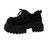 [Ushilai] thick-soled big-headed loafers for women's spring 2025 new heightening casual versatile Mary Jane shoes