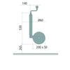 Support Wheel 200Mm 265Mm 500Kg Al-Ko