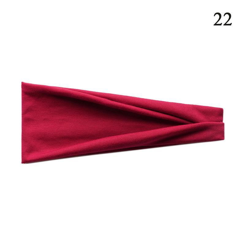 1 PC Women Headband Turban Solid Color Elastic Hair Bands Yoga Hairband Fashion Makeup Hair Hoop Hair Accessories