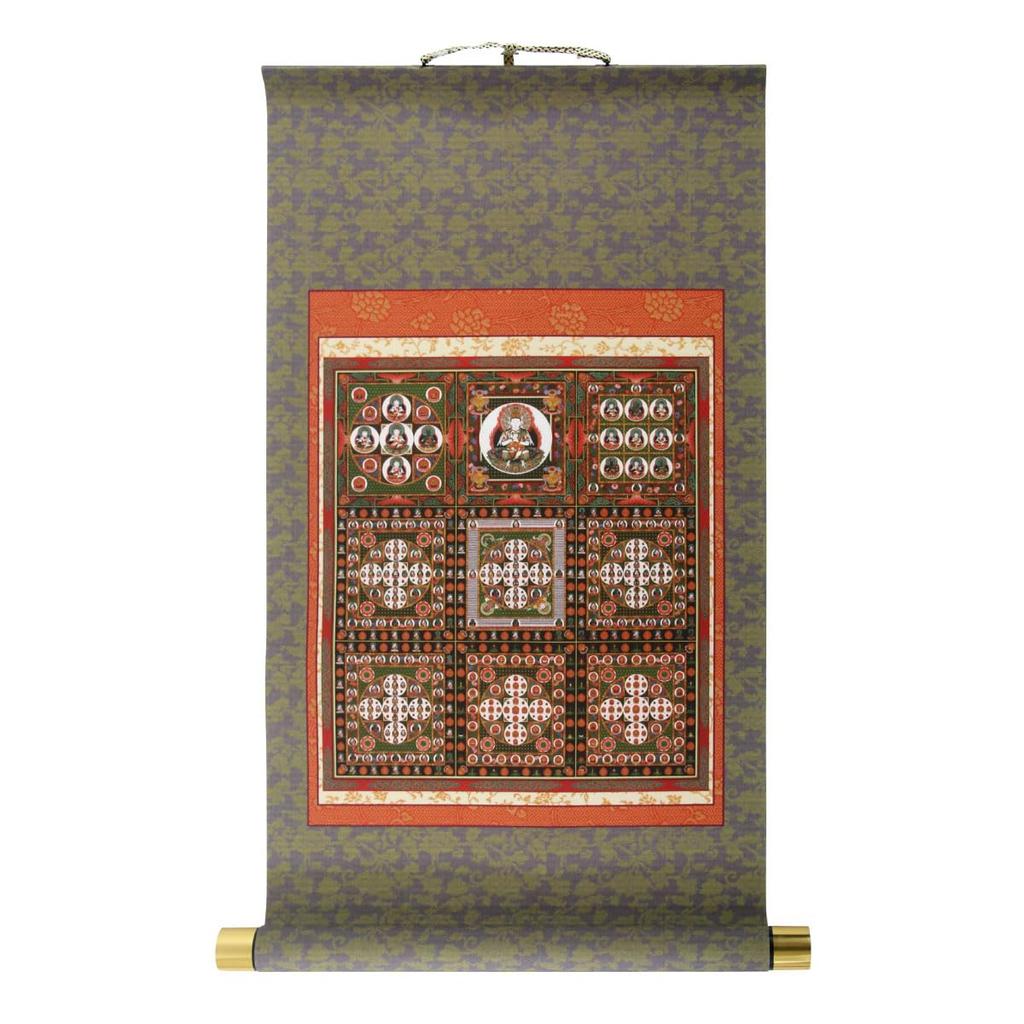 Hanging Kongokai Small Model Scroll Scroll, Mounted, Mandala, Size, Mounted,