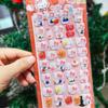 2025 Cute Cinnamoroll Kuromi My Melody Hello Kitty 3D Resin Stickers Anime Themed DIY Scrapbooking Decoration Gifts kids Toys