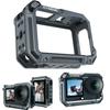 For DJI ACTION6 Metal Rabbit Cage Vlog Grip Mount Quick Release Ergonomic Camera Accessory