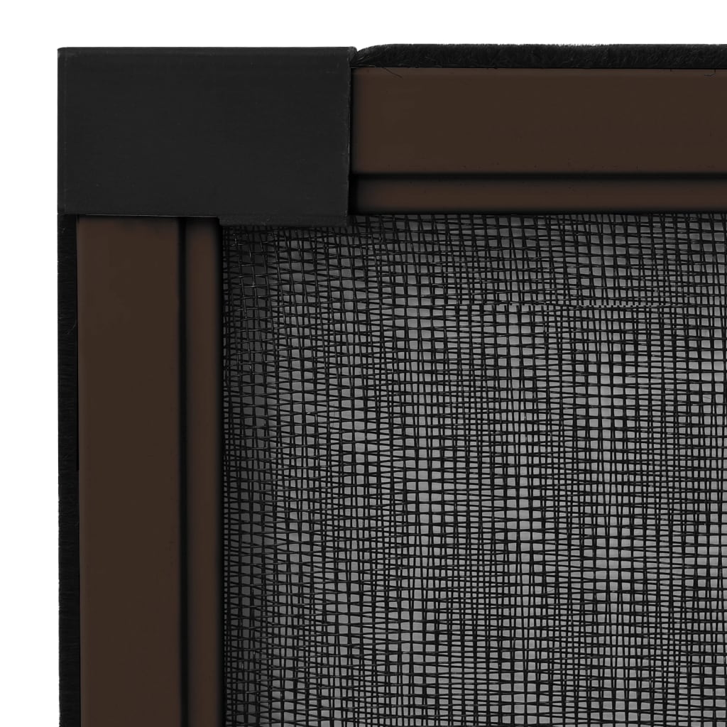 Vidaxl Extendable Window Mosquito Net, Brown, (75-143)X50 Cm