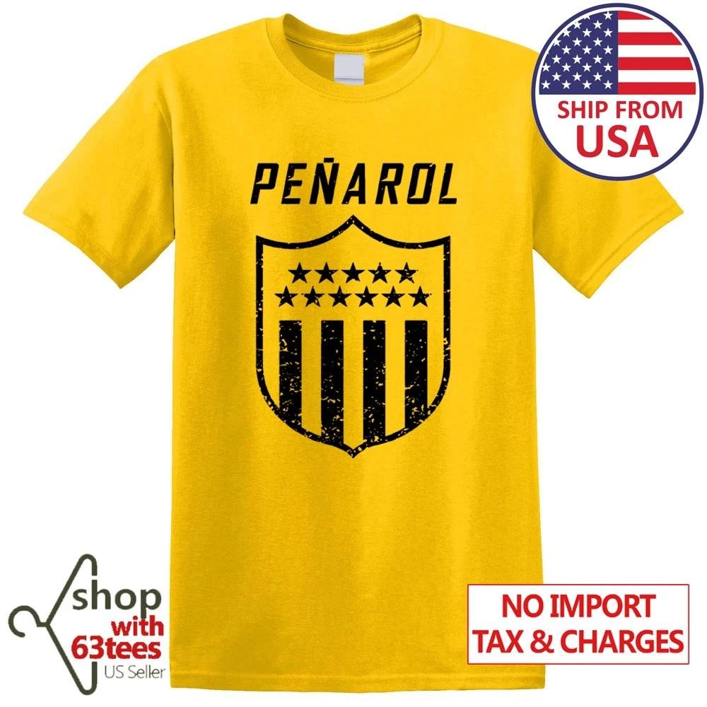

Club Atletico Penarol Soccer Men s T-Shirt Women s Tee Top Unisex Yellow Size S to 5XL XL