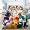 3D Print ONE PUNCH-MAN Duvet Cover Pillowcase Bedding Set Adult Boy Bedroom Decoration Children Gift Single Double Large Size