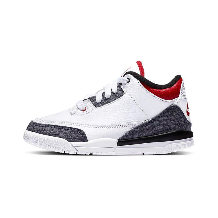 

Детские кроссовки Air Jordan 3 Retro Denim SE PS Fire Red White Black DB0443-100