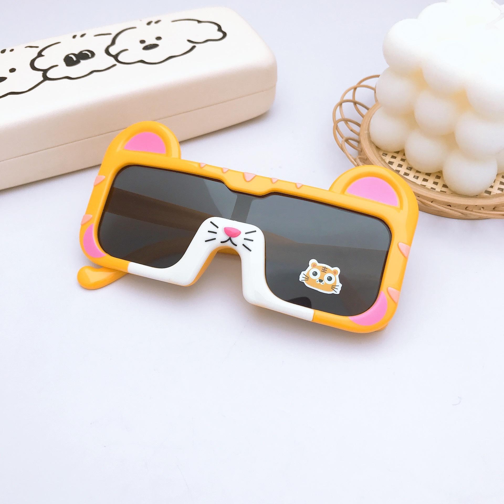Little Tiger Children S Silicone Polarized Sunglasses Cute Baby Cute Sunshade Sunglasses Sweet Cartoon Sunscreen Glasses Soft Legs