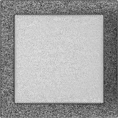 Vent Cover 22x22 Black and Silver