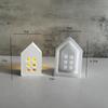 Silicone House Mold for Candle Making Plaster Casting Mini House Molds for Holiday Celebrations Crafting