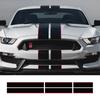 Für Ford Mustang GT500 GT350 GT Autoaufkleber Abziehbilder Grafiken Streifen Vinyl-Kit Auto Haube Bonnet Dach Heck Tuning Zubehör