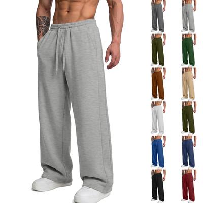 Herren lässige lockere Jogginghose mit elastischem Bund für den Alltag