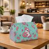 1pc Party Tissue Box,Fairytale Fantasy,Multifunctional Tissue Holder,Unicorn Donut Sweet,Outdoor Party Supplies, Everyday Desktop Tissue Storage Box,S