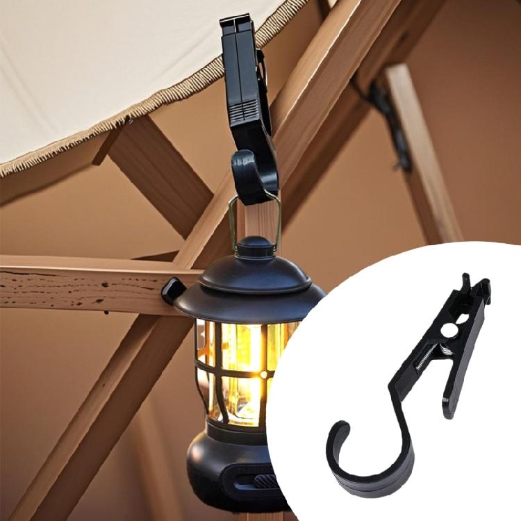 Practical Tent Clip with Plastic Construction Camping Gear Fasteners for Mounting Canopies and Hanging Equipment
