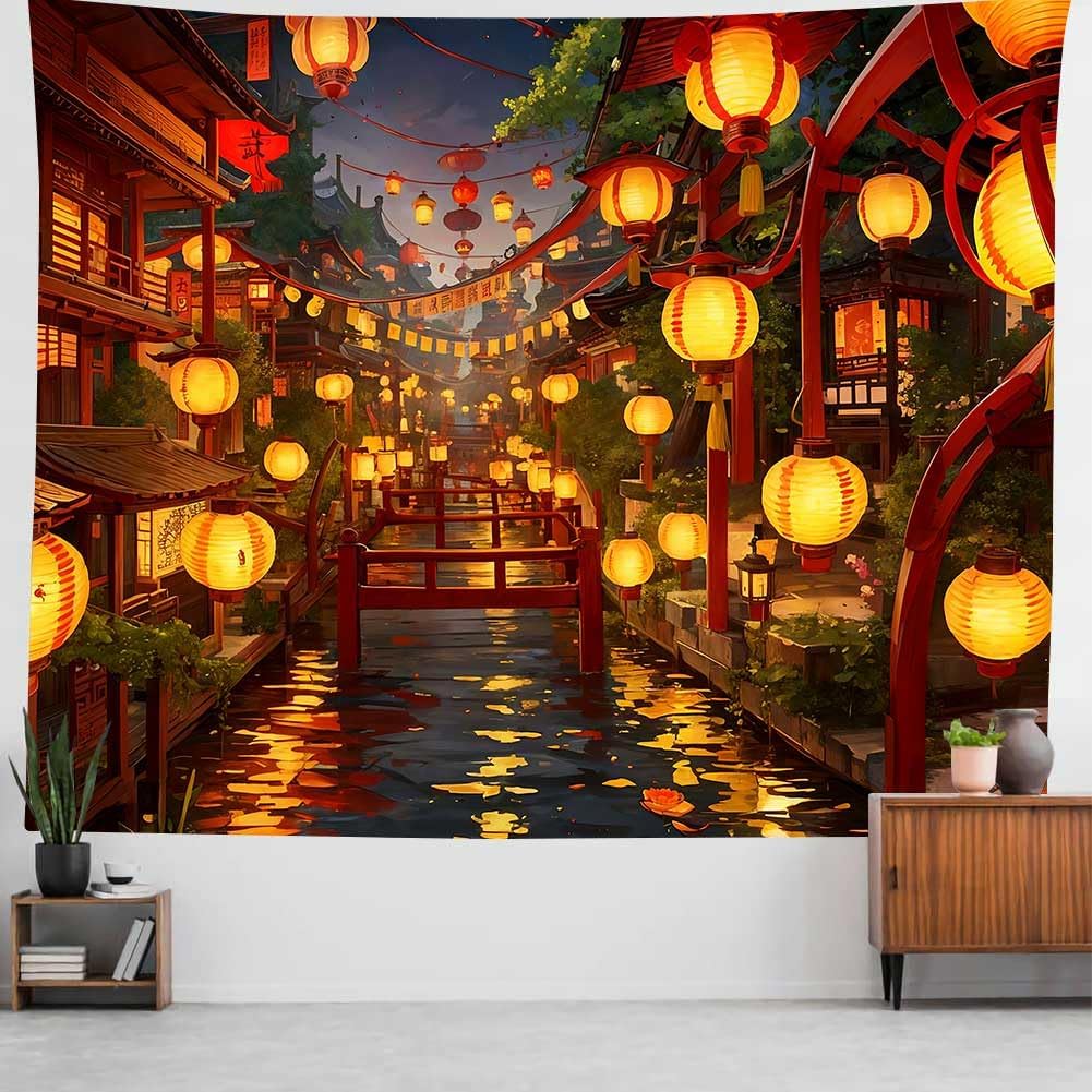 Seven Chakra Meditation Zen Wall Tapestries for BedroomGalaxy Space Lotus Spiritual Wall Hanging Art Decor for Living Room Dorm