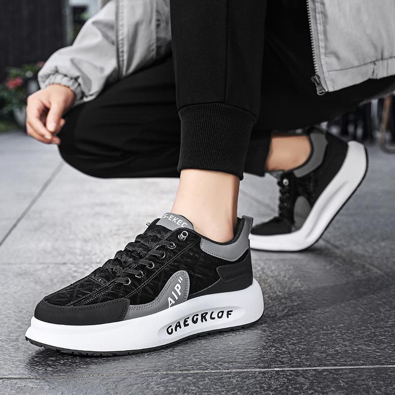 Tide Trend Herren 4-Jahreszeiten-Tennis-Sport-Lauf-Freizeit-Turnschuhe, männliche Walking-Reise-Plattform-Joggingschuhe