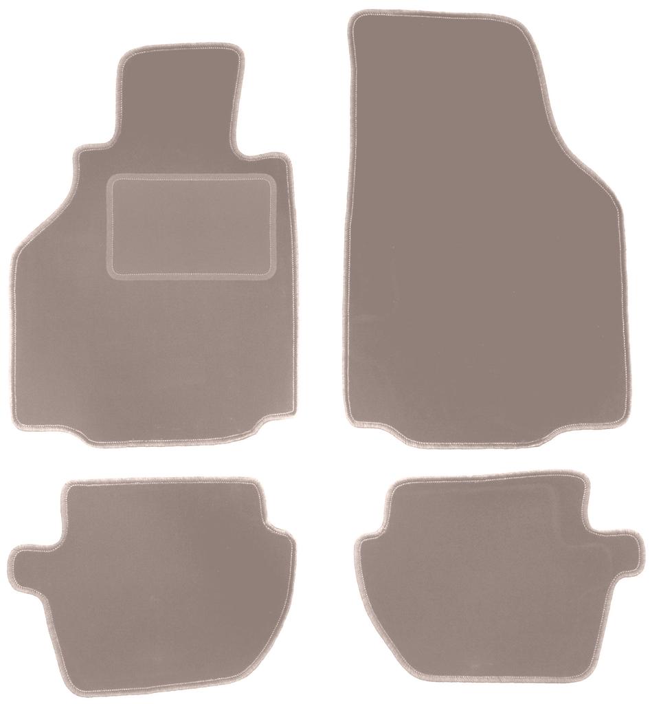 Beige Velours-Fußmatten für: Porsche 911 Typ 996 Coupé (1997-2004)