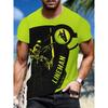 Vacanza Spiaggia Hawaiana Stampa 3D Sportiva Asciugatura Rapida Traspirante Maglietta da Uomo Abbigliamento Casual Moda Streetwear Manica Corta Top