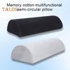 Almohada de media luna para piernas, espalda y rodillas, almohada de espuma viscoelástica debajo de las rodillas con funda lavable a máquina para mayor comodidad en los tobillos y los pies.